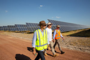 Site Inspection at the completed Chinchilla Solar Farm.